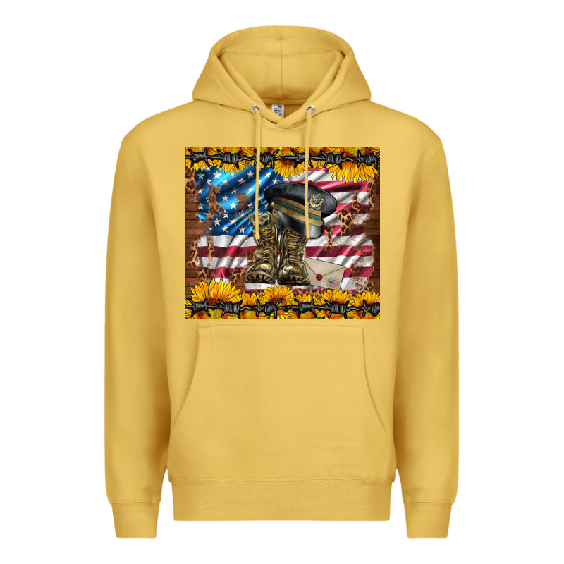 Westerm Usa Army Boots Premium Hoodie by Artiststas | Teevron