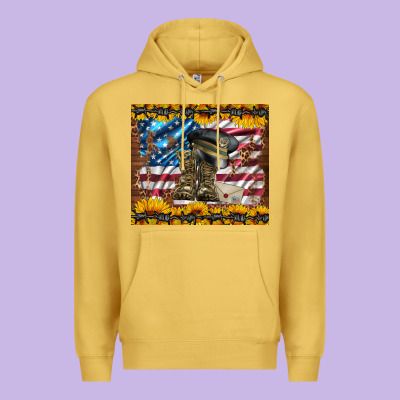 Westerm Usa Army Boots Premium Hoodie Designed By Artiststas