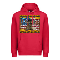 Cardinal westerm usa army boots Premium Hoodie - Artiststas