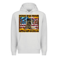 Dove Grey westerm usa army boots Premium Hoodie - Artiststas