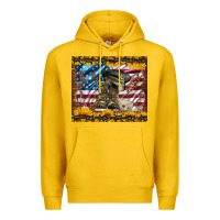 Lemon westerm usa army boots Premium Hoodie - Artiststas