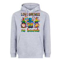 Heather Grey pride gnomies Heavyweight Hoodie - texasbilliewilder