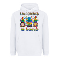 White pride gnomies Heavyweight Hoodie - texasbilliewilder