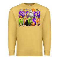 Antique Gold Halloween Spooky Nurse Premium Sweatshirt - texasbilliewilder