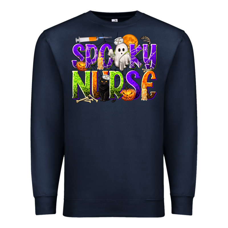 Halloween Spooky Nurse Premium Sweatshirt by texasbilliewilder | Teevron
