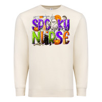 Sandshell Halloween Spooky Nurse Premium Sweatshirt - texasbilliewilder