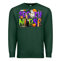 Sports Green Halloween Spooky Nurse Premium Sweatshirt - texasbilliewilder