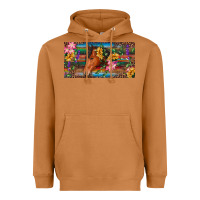 Meerkat Brown horse with flowers and leopard Heavyweight Hoodie - RanaPortraitStore
