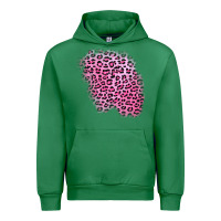 Emerald pink leopard patch Urban Hoodie - AdoDesignShop