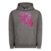 Pigment Tornado pink leopard patch Urban Hoodie - AdoDesignShop