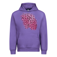 Tulip pink leopard patch Urban Hoodie - AdoDesignShop