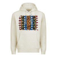 Oatmeal Heather usa army pattern brushstroke Premium Hoodie - Artiststas