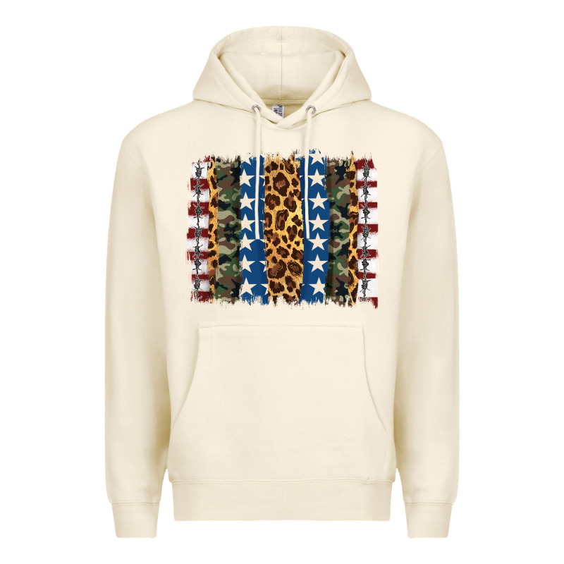 Usa Army Pattern Brushstroke Premium Hoodie by Artiststas | Teevron