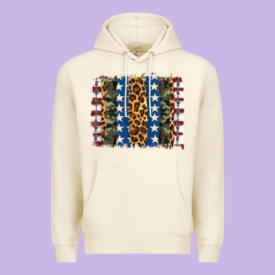 Usa Army Pattern Brushstroke Premium Hoodie Designed By Artiststas