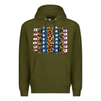 Army Green usa army pattern brushstroke Premium Hoodie - Artiststas