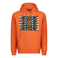Carrot usa army pattern brushstroke Premium Hoodie - Artiststas