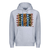Heather Grey usa army pattern brushstroke Premium Hoodie - Artiststas