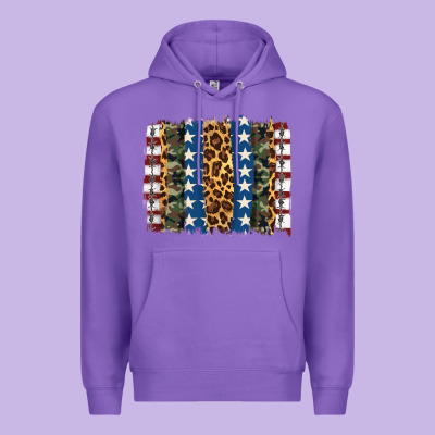 Usa Army Pattern Brushstroke Premium Hoodie Designed By Artiststas