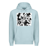 Blue Mist cowhide Premium Hoodie - RanaPortraitStore