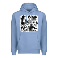 Colony Blue cowhide Premium Hoodie - RanaPortraitStore