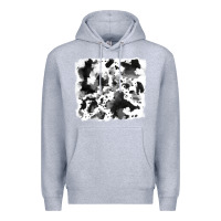 Heather Grey cowhide Premium Hoodie - RanaPortraitStore