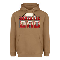 Toasted Coconut baseball dad Heavyweight Hoodie - Zillion Design Studio
