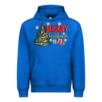 Cobalt merry christmas tree Urban Hoodie - AdoDesignShop