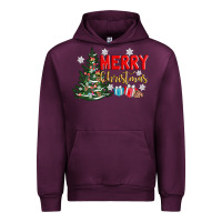 Mauve Wine merry christmas tree Urban Hoodie - AdoDesignShop