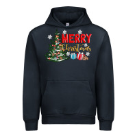 Navy merry christmas tree Urban Hoodie - AdoDesignShop