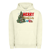 Pigment Pistachio merry christmas tree Urban Hoodie - AdoDesignShop