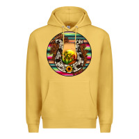 Antique Gold horseshoe circle Premium Hoodie - JahusDesignShop