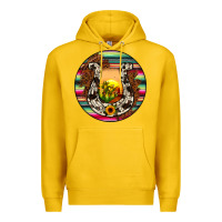 Lemon horseshoe circle Premium Hoodie - JahusDesignShop