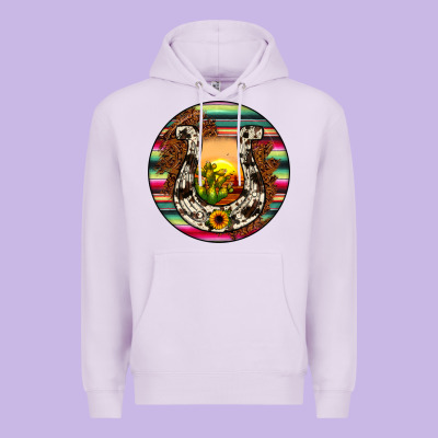 Horseshoe Circle Premium Hoodie Designed By Jahusdesignshop