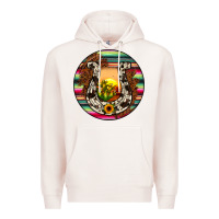 Pale Pink horseshoe circle Premium Hoodie - JahusDesignShop