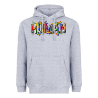 Heather Grey pride human Heavyweight Hoodie - texasbilliewilder