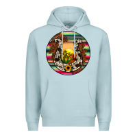 Blue Mist horseshoe circle Premium Hoodie - JahusDesignShop