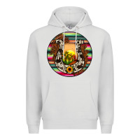 Dove Grey horseshoe circle Premium Hoodie - JahusDesignShop