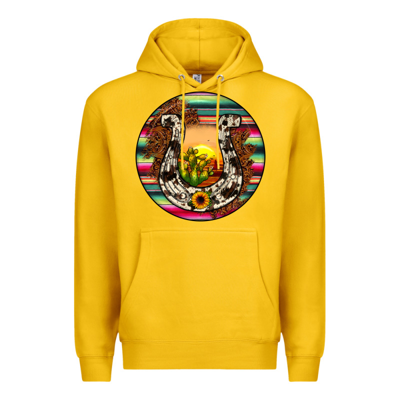Horseshoe Circle Premium Hoodie by JahusDesignShop | Teevron