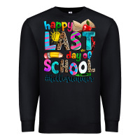 Black happy last day of school Premium Sweatshirt - Zillion Design Studio