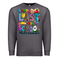 Charcoal Heather happy last day of school Premium Sweatshirt - Zillion Design Studio