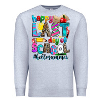Heather Grey happy last day of school Premium Sweatshirt - Zillion Design Studio