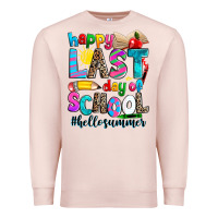 Pale Pink happy last day of school Premium Sweatshirt - Zillion Design Studio