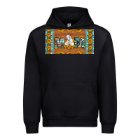 Black mom goat sunflowers license plate Urban Hoodie - Artiststas