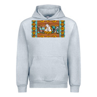 Heather Grey mom goat sunflowers license plate Urban Hoodie - Artiststas