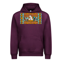 Mauve Wine mom goat sunflowers license plate Urban Hoodie - Artiststas