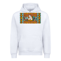 White mom goat sunflowers license plate Urban Hoodie - Artiststas