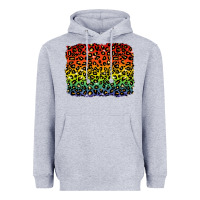 Heather Grey pride leopard background lgbt Heavyweight Hoodie - texasbilliewilder