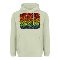 Pride Leopard Background Lgbt Heavyweight Hoodie | Teevron