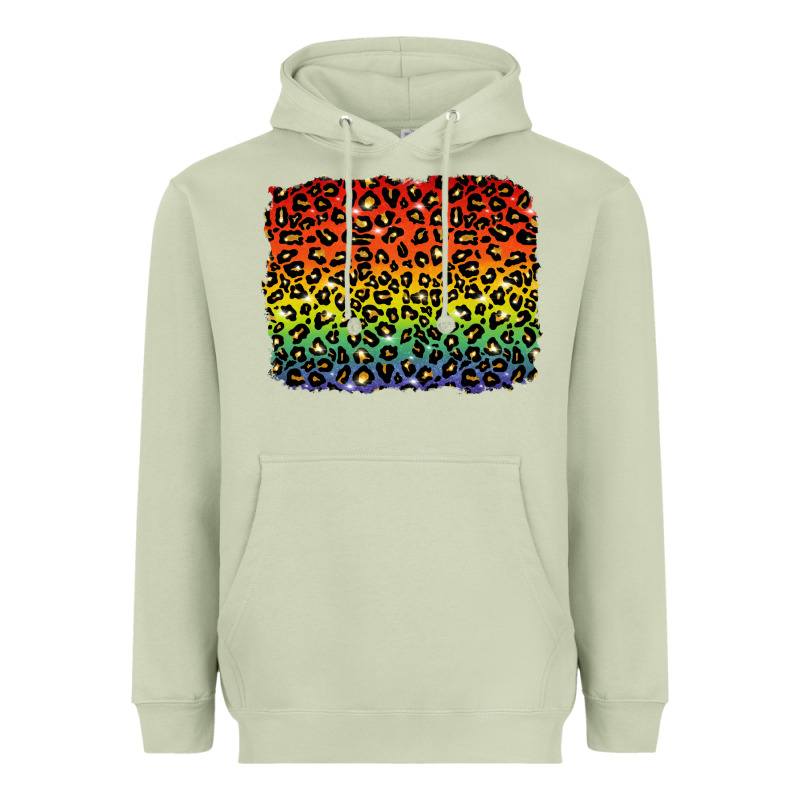 Pride Leopard Background Lgbt Heavyweight Hoodie by texasbilliewilder | Teevron