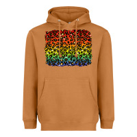 Meerkat pride leopard background lgbt Heavyweight Hoodie - texasbilliewilder